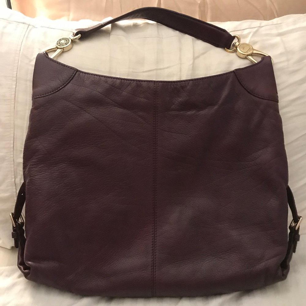 Dooney & Bourke Leather Hobo bag; Purple (dyed)